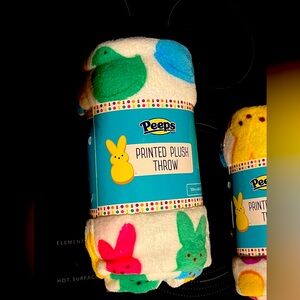 New Easter Throw - Peeps and Bunny Design
